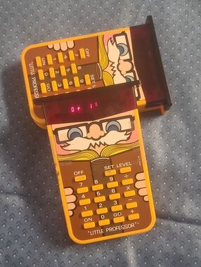 Working Vintage "Little Professor" LED Handheld Math Games